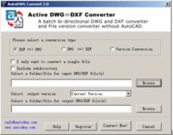 ACAD DWG DXF Converter screenshot